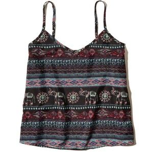 Hollister Elephant Print Cami XS